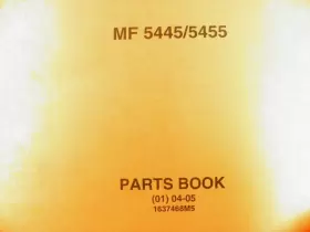 MF5455 Massey Ferguson Tractor Book #2