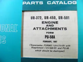 UR-372 International Engine Catalog #2