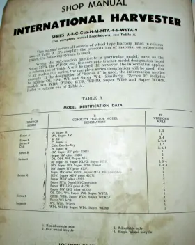 W6TAD International Cub Mta Md Tractor Manual #2