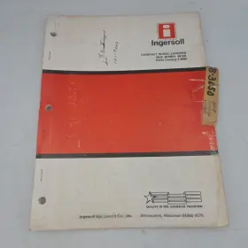 6018BH INGERSOLL Wheel Loaders Bh Catalog Manual
