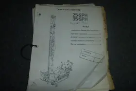 35-SPH INGERSOLL RAND Drill Operator Service Repair Manual Xz