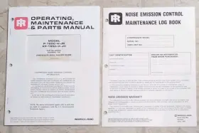 35629496 INGERSOLL RAND Compressor Manuals Log Book Xp