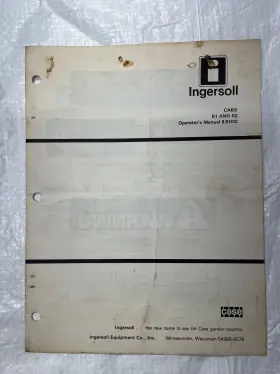 9-51412 INGERSOLL RAND Cabs Operators Manual