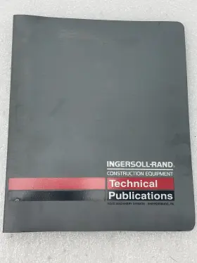 BXR-32 INGERSOLL RAND Soil Compactor Operation Manual #3