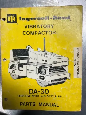 DA-30 INGERSOLL RAND Vibratory Compactor Manual #2