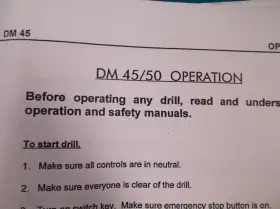 DM45 INGERSOLL RAND Rotary Drill Operation Service Manual #3