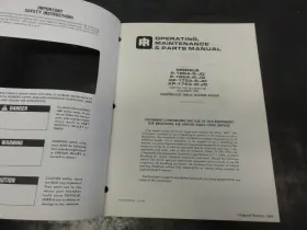 PCD-903 INGERSOLL RAND Compressor Operating Manual #3
