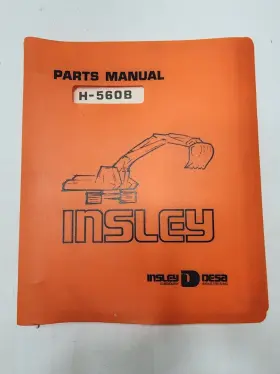 H-560B INSLEY Excavator Backhoe Service Repair Manual