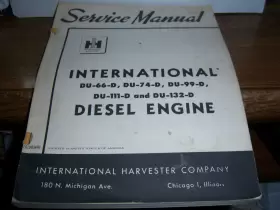 1019034RI INTERNATIONAL Diesel Engines Service Manuial