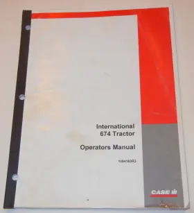 1084163 INTERNATIONAL Tractors Lubrication Operators Manual