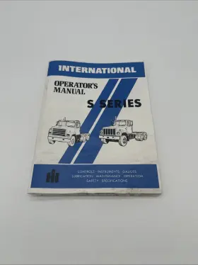 1087100-R2 INTERNATIONAL Operators Manual Paperback Book