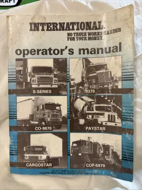 1087360-R1 INTERNATIONAL Operators Manual Cargostar Paystar