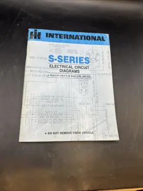 1087378-R1 INTERNATIONAL Electrical Circuit Diagrams Manual
