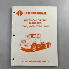 1087515-R1 INTERNATIONAL Electrical Circuit Diagrams Navistar