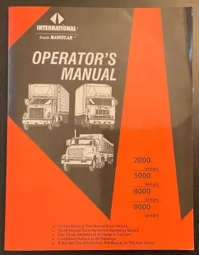 1087543R2 INTERNATIONAL Navistar Operators Manual