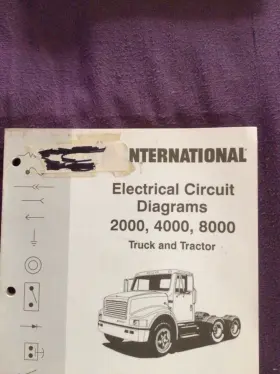 1087557-R1 INTERNATIONAL Electrical Circuit Manual Tractor #2
