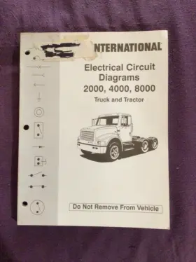 1087557-R1 INTERNATIONAL Electrical Circuit Manual Tractor