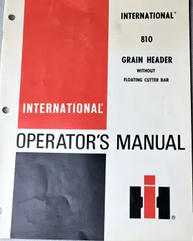 1095381R1 INTERNATIONAL Grain Header Owners Operators Service #2