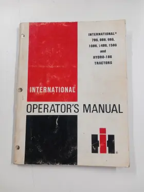 1096207R4 INTERNATIONAL Operators Manual