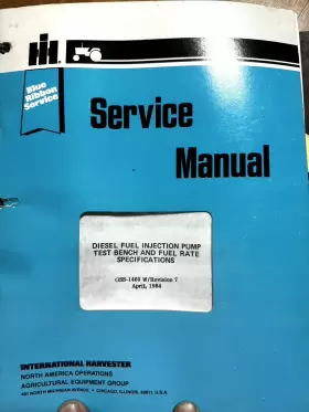 1568 INTERNATIONAL Tractor Fuel Injection Pumps Ribbon Repair #2