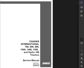 1586 INTERNATIONAL Tractor Owners Service Repair Operators #2