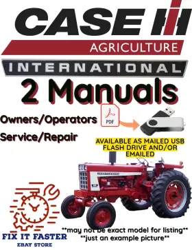 1586 INTERNATIONAL Tractor Owners Service Repair Operators