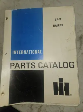 BP-11 INTERNATIONAL Harvester Balers Book