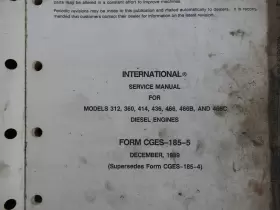 CGES-185-5 INTERNATIONAL Navistar Diesel Engine Repair Manual #2