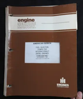 CGES-200-1 INTERNATIONAL Harvester American Bosch Fuel Pumps