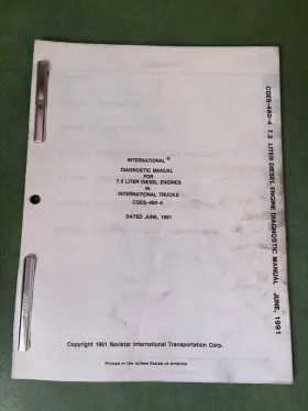 CGES-460-4 INTERNATIONAL Diesel Engine Diagnostic Manual