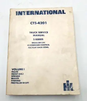 CTS-4201 INTERNATIONAL Service Vol Manual