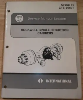 CTS-5080T INTERNATIONAL Rockwell Single Reduction Carriers