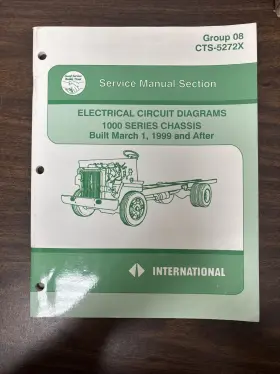 CTS-5272X INTERNATIONAL Electrical Circuit Diagrams Schematic