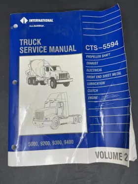 CTS-5594 INTERNATIONAL Service Manual Volume