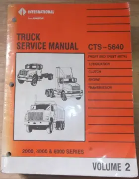 CTS-5640 INTERNATIONAL Trans Service Repair Manual