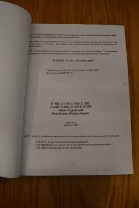 D358 INTERNATIONAL Tractors Diesel Engines Service Manual #2