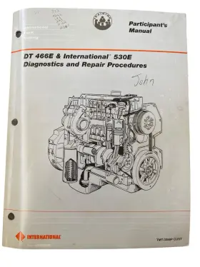 DTE466 INTERNATIONAL Dt Diagnostics Repair Participants