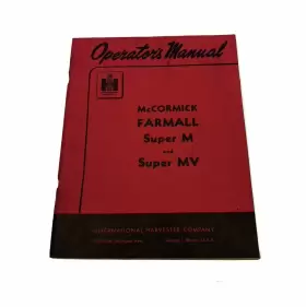 752589923804 INTERNATIONAL FARMALL Mccormick Mv Tractor