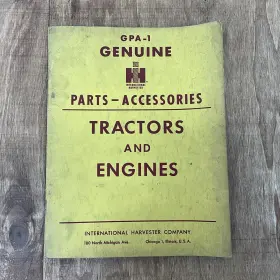 GPA-1 INTERNATIONAL Harvester Tractor Engines