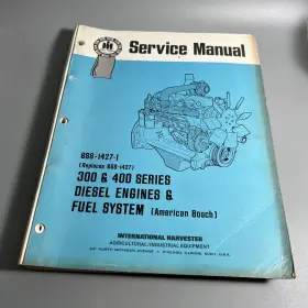 GSS-1427-1 INTERNATIONAL Diesel Engines Fuel Service Manual GSS-1427-1 INTERNATIONAL Diesel Engines Fuel Service Manual