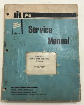GSS-1505 INTERNATIONAL Harvester Service Manual