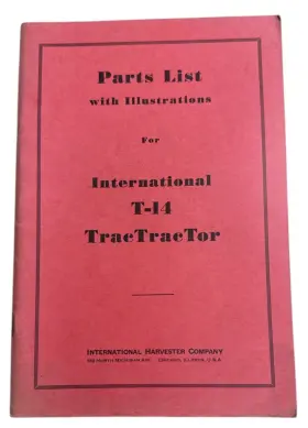 2-16-42-3B INTERNATIONAL HARVESTER Tractractractor Manual
