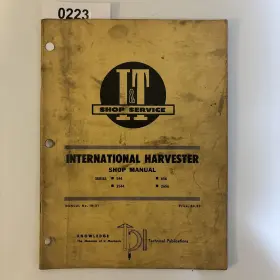 2656 INTERNATIONAL HARVESTER Manual