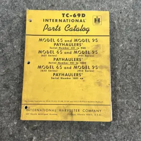501-900 INTERNATIONAL HARVESTER Catalog Payhaulers