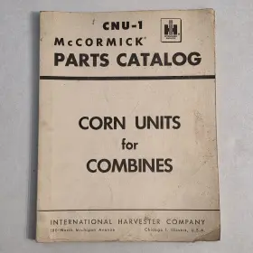 CNU-1 INTERNATIONAL HARVESTER Mccormick Corn Unit Combines