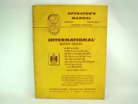 CO-190-VCOF-200 INTERNATIONAL HARVESTER Motor Operators Lube