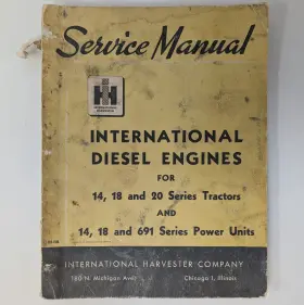ISS-1038 INTERNATIONAL HARVESTER COMPANY Diesel Engines Power