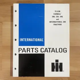 TC-53B INTERNATIONAL HARVESTER COMPANY Farmall Tractor Manual