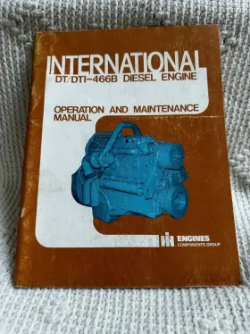 DTI466B INTERNATIONAL HARVESTER Dt Dti Diesel Engine Manual