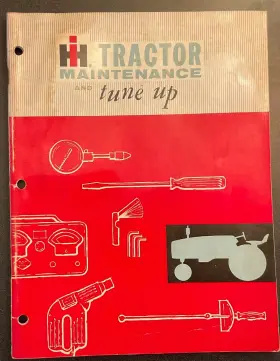 GSS-1333 INTERNATIONAL HARVESTER Ribbon Service Manual Tune